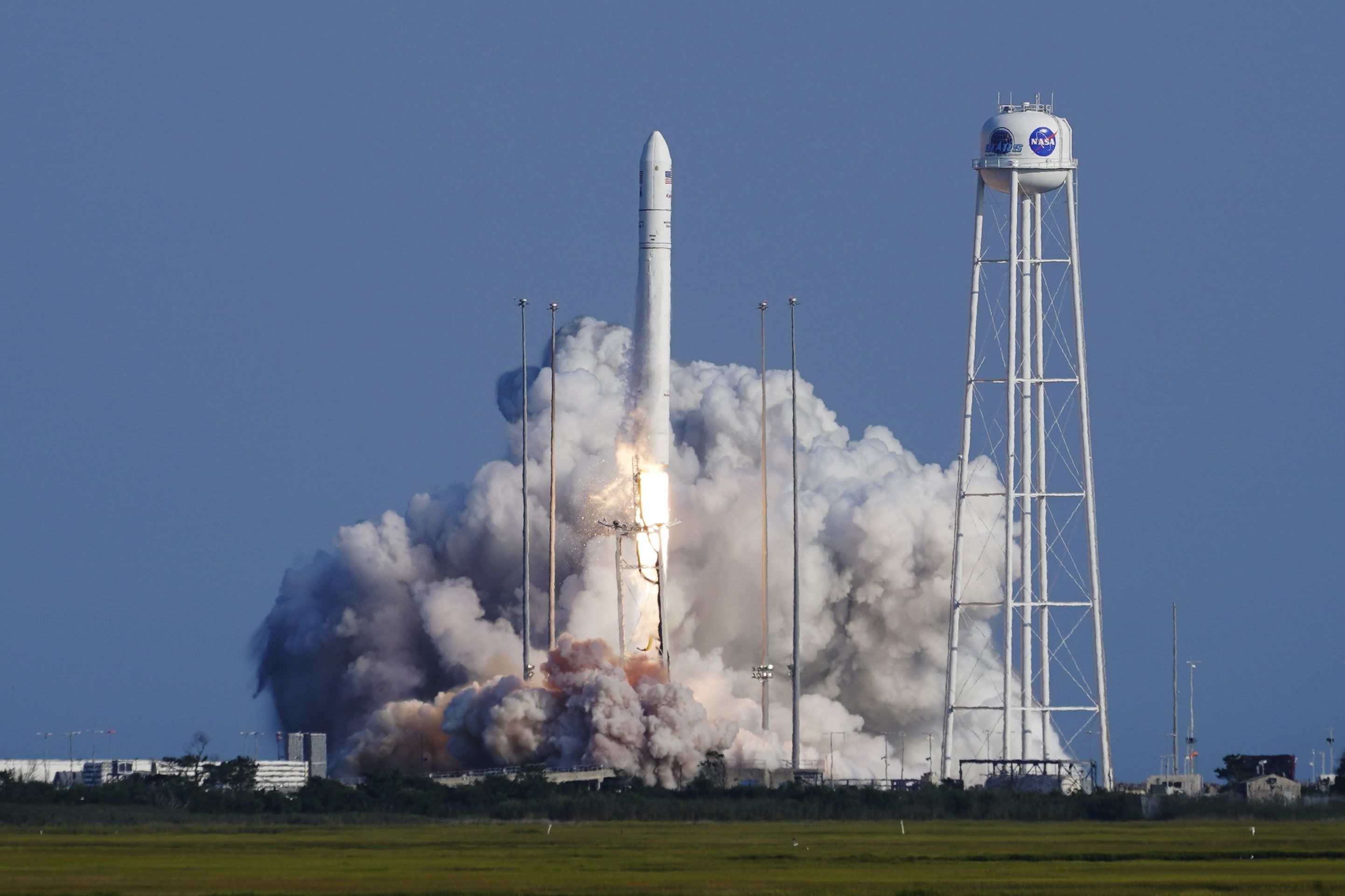 Look up to the sky: It’s a rocket launch - and a Supermoon