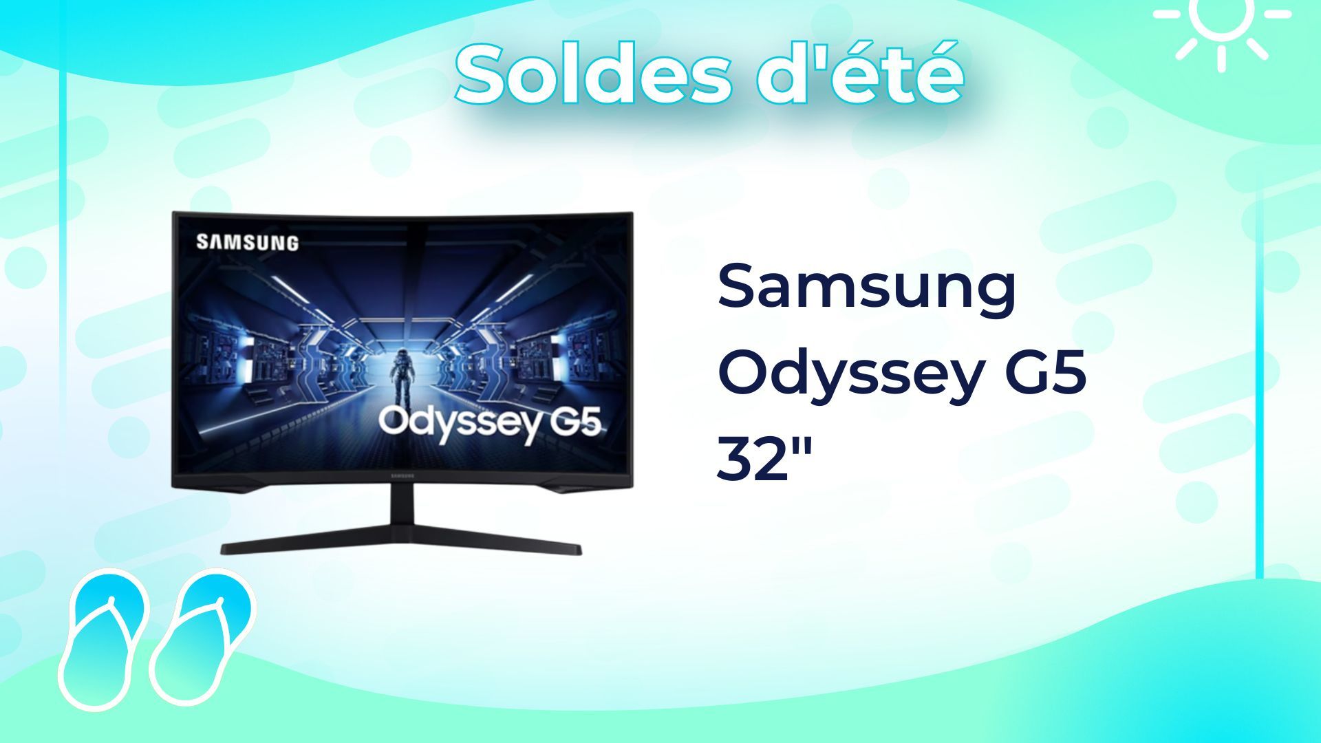 Samsung Odyssey G5 : ce moniteur taillé pour le gaming peut vous revenir à moins de 245 € pendant les soldes