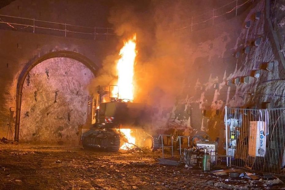 L'hypothèse criminelle privilégiée après l'incendie de cinq engins sur un chantier du Lyon-Turin