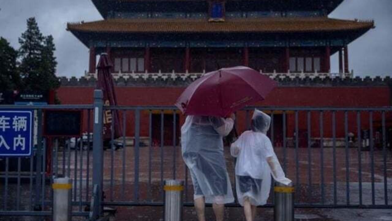 颱風餘威：北京豪雨已知2死 紫禁城也淹水
