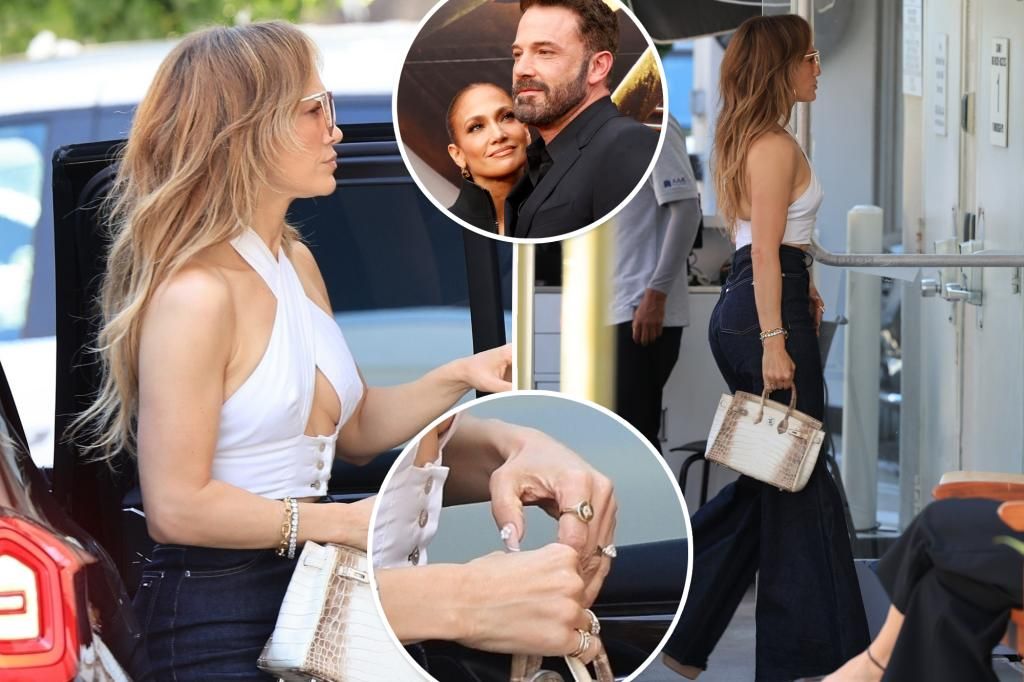 Jennifer Lopez spotted wearing gold band after filing for divorce from Ben Affleck