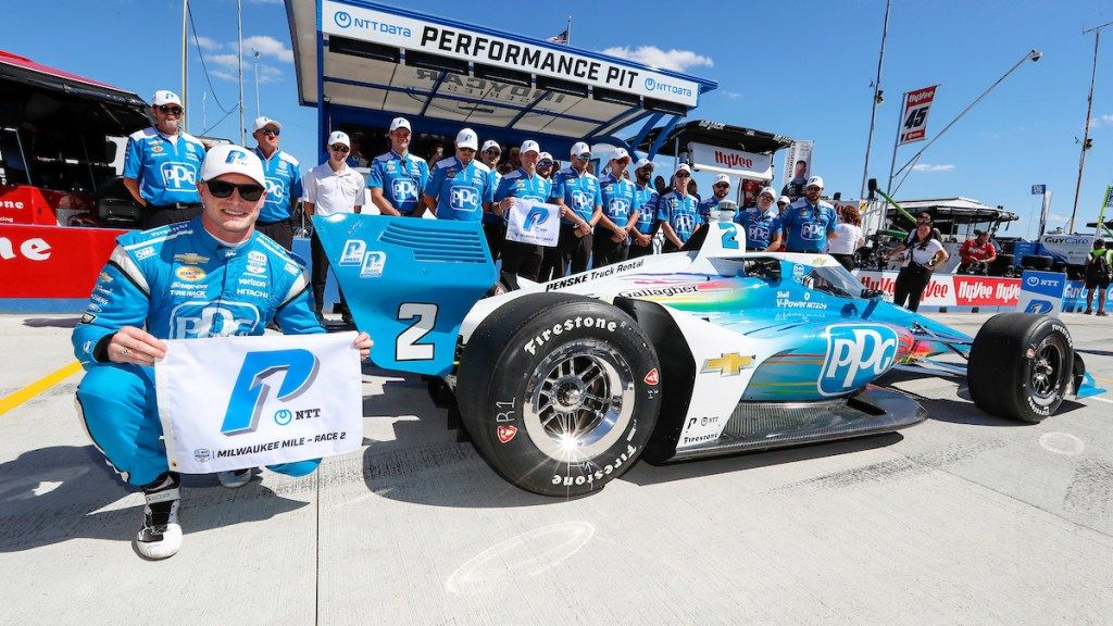 Penske makes a clean sweep of Milwaukee qualifying